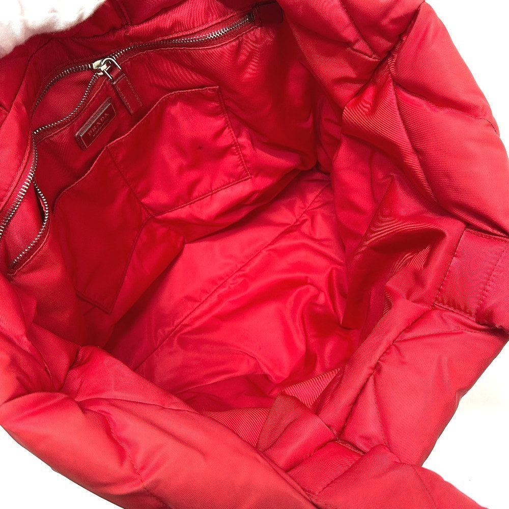 PRADA Padded Tote Bag Red - Picture 9 of 15